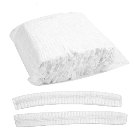 шапочки "спецмедзащита" типа «шарлотта» из нетканного материала, цвет: белая, 100шт/уп