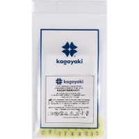 полир диск "kagayaki hot" тонкий (желтый) d=10мм, 40 шт