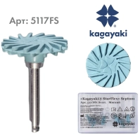 полир диск "kagayaki starflex" septum, мягкий, 6 шт