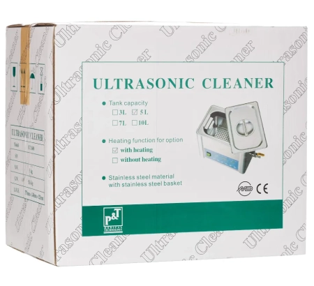 btx-600 5l h - ультразвуковая мойка с регулируемым подогревом (5 л) p&t medical