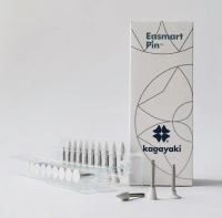 набор полиров "kagayaki ensmart pin" (диск, пуля, чашка - белые (силикон)) µ 125, 30шт/уп