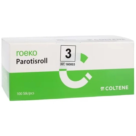 ватные валики paratisroll #3 удлиненные с памятью формы (100 шт) coltene