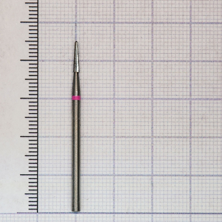 198134016 Фреза твс - пика - 016 розовый тонкие прямые лезвия со спиральной поперечной насечкой HORI