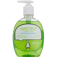 чистея - мыло жидкое с антибактериальным эффектом - 300мл., с дозатором