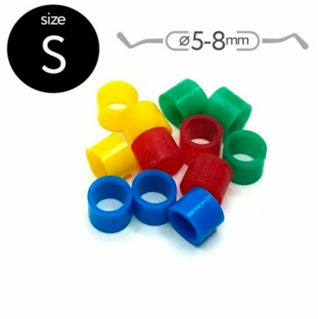 Маркировочные кольца. Размер “S”, MIX (60 шт.)., FABRI