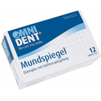 зеркало стоматологическое №5 - без увеличения - упаковка 12шт (omnident)