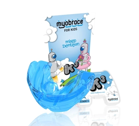 Трейнер Myobrace STAGE 3 для детей (голубой) Small