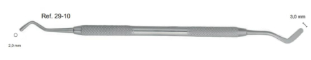 Гладилка 3,0-2,0 мм 29-10* HLW