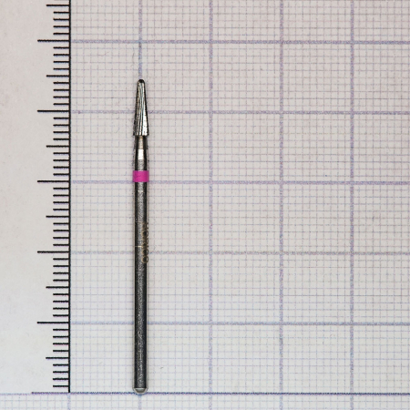 198134023 Фреза твс - пика - 023 розовый тонкие прямые лезвия со спиральной поперечной насечкой HORI