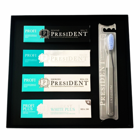 Подарочный набор PRESIDENT Profi (в чёрной коробке) Отбеливание
