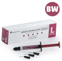 эстелайт universal flow medium, l-syringe 1.8ml (3.0g) - bw, tokuyama dental