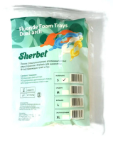 ложки аппликационные "sherbet" двухсторонние малые (s) жёлтые, 50шт., staino