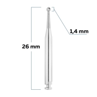 c1205014 бор твердосплавный - шар хирургическая длина - 014 угловой наконечник, horico