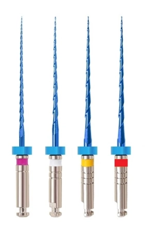 MultiTaper Files Blue 25мм, WP 21, ассорти 10-25 машинные файлы (4 шт) Eurofile