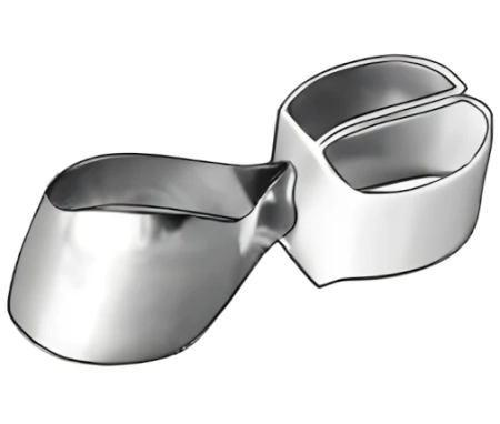 1.544. матрицы контурные с фиксирующим устройством для премоляров (выступ справа), 10шт., тор вм