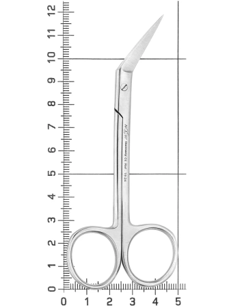 ножницы хирургические угловые fadenschere 11.5 см  19-24* hlw