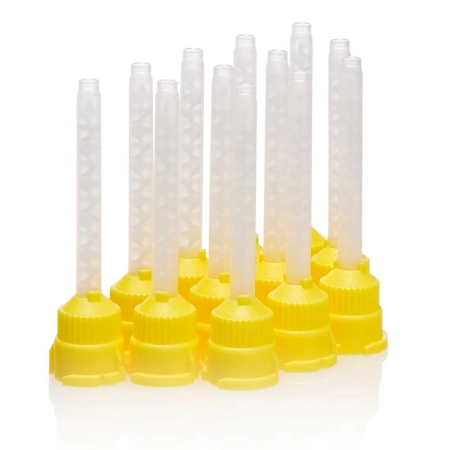 канюли смесительные желтые mixing tips - yellow, 48 шт., zhermack