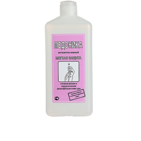 Медоника - кожный антисептик с пониженным содержанием спиртов, 1л (БОЗОН)