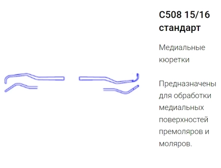 кюретка грейси 15/16 с508-1 (эми)
