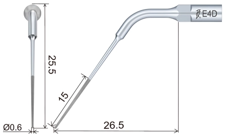 насадка e4d к скайлеру, эндодонтическая, (подходит к ems),  woodpecker