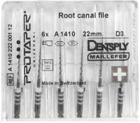 protaper / протейпер машинные 22 мм d3 - для перелечивания (6 шт) maillefer