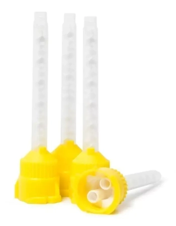 Канюли - смесительный наконечник - ДС ПОЛИР, 50шт., жёлтые, 5мм (Эстэйд-Сервисгруп)