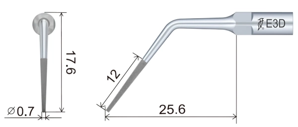насадка e3d к скайлеру эндодонтическая (подходит к woodpecker, ems)