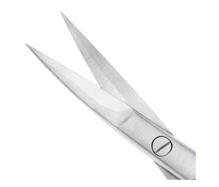 ножницы хирургические изогнутые castroviejo-gomel tc, 14 см 19-28tc, hlw (германия)