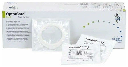 optragate extrasoft size junior - ретрактор губ и щек (approx. 4.5см), 80шт., ivoclar vivadent