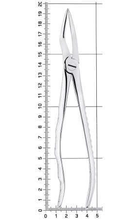 щипцы №51m для удаления зубов верхние, корневые, анатомическая ручка, 12-51m*, hlw