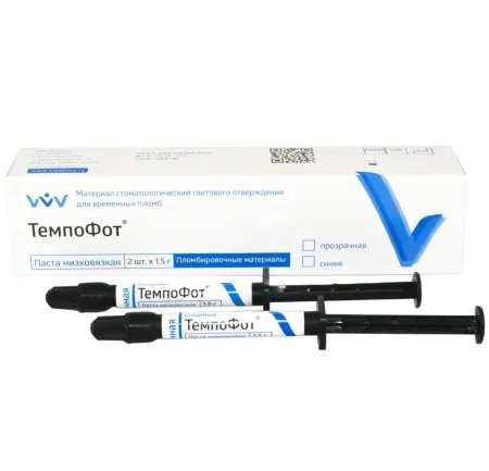 ТемпоФот - паста низковязкая (прозрачная) - 2шпр*1.5г., "ВладМиВа"