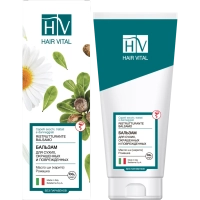 бальзам для сухих, окрашенных и поврежденных волос (200 мл) hair vital