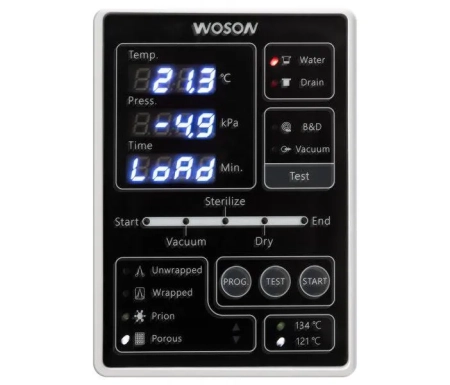 стерилизатор паровой tanzo c23 b-класса, 23л, woson