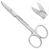 ножницы коронковые изогнутые 10 см 19-21* hlw