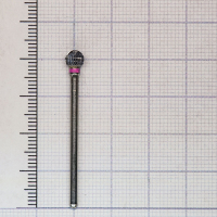 001134050 фреза твс - шар - 050 розовый тонкие прямые лезвия со спиральной поперечной насечкой horic