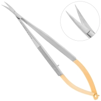 ножницы хирургические castroviejo tc изогнутые 14 см 19-23tc* hlw