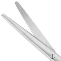 ножницы хирургические metzenbaum изогнутые, тупой кончик, 14.5 см 19-26* hlw