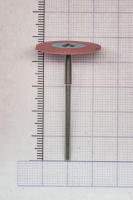 h9906 диск полировальный - розовый (средняя зернистость) - полировка керамики, циркона, ø 25мм., hor