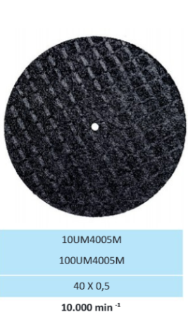 UM4005M Диск армированный  40*0.5 мм. для металла HORICO