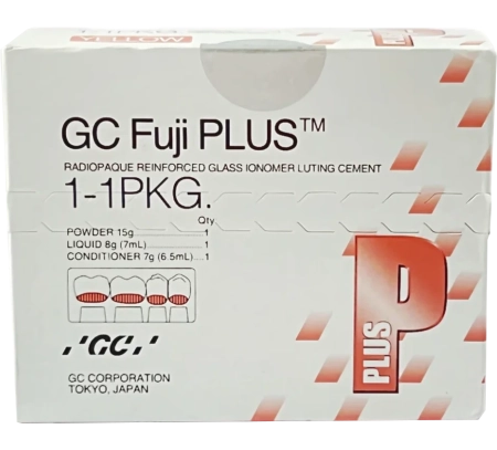 Фуджи Плюс (15г. порошок + 7мл. жидкость + 6.5мл. кондиционер), цвет YELLOW, GC