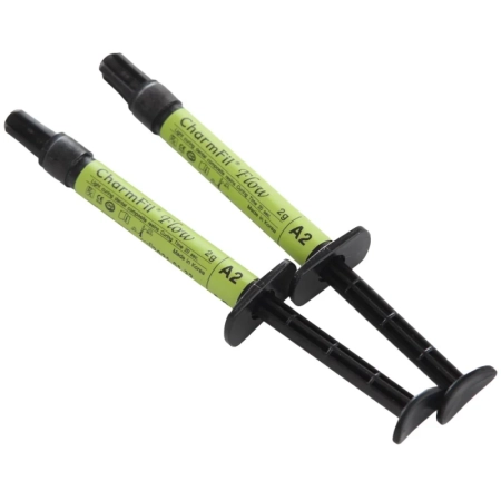 charmfil flow (чамфил флоу) - жидкотекучий материал светового отверждения, 2шпр*2г (dentkist) a2