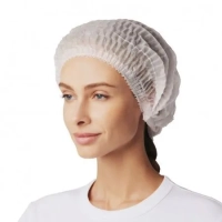 шапочки "спецмедзащита" типа «шарлотта» из нетканного материала, цвет: белая, 100шт/уп