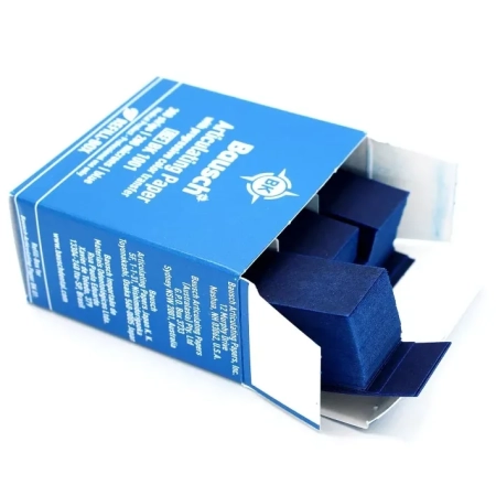 вк 1001 артикуляционная бумага наполняемый бокс, синяя, 200мкм., 300л., bausch