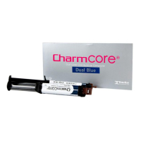 charmcore dual (чамкор) - композит двойного отверждения, 2шпр*5мл. (dentkist) blue