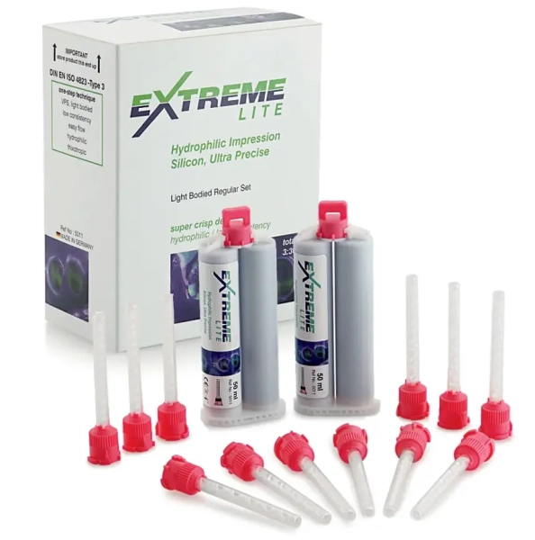 extreme lite - гидрофильный оттискной материал, коррегирующее (medicept dental)