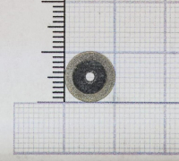 h361f100 диск алмазный d=10mm двухсторонний алмазная крошка по краю, желтый horico