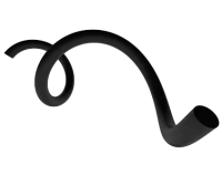 нейлон моно - мононить черная l=45 см usp 5/0 (1) обр. реж. 16 мм 3/8 (12 шт) балумед