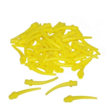 канюли внутриротовые - intra oral tips yellow - 100шт., dispodent