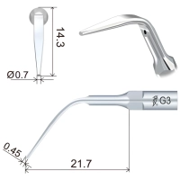 насадка g3 к скайлеру для снятия зубных отложений, woodpecker