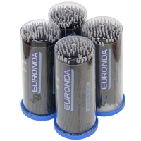 аппликаторы №1, x-slim, 100шт., euronda (черные) (тк=144уп (36кор*4уп))